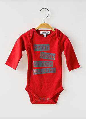 Body roșu BULLE DE BB băiat