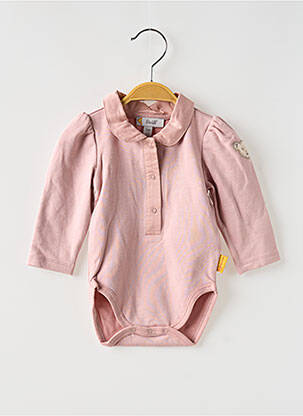 Body de lenjerie roz STEIFF fată