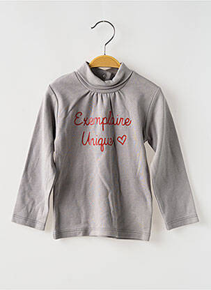 Tricou închidere presată mâneci lungi gri BULLE DE BB băiat