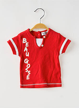Tricou elasticitate mâneci scurte roșu BULLE DE BB băiat