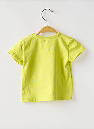 Tricou croială dreaptă mâneci scurte galben STEIFF fată