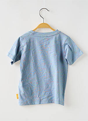 Tricou croială dreaptă mâneci scurte albastru STEIFF băiat