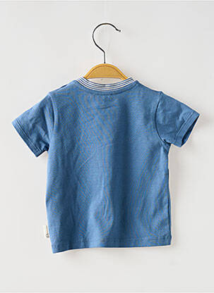 Tricou croială dreaptă mâneci scurte albastru STEIFF băiat