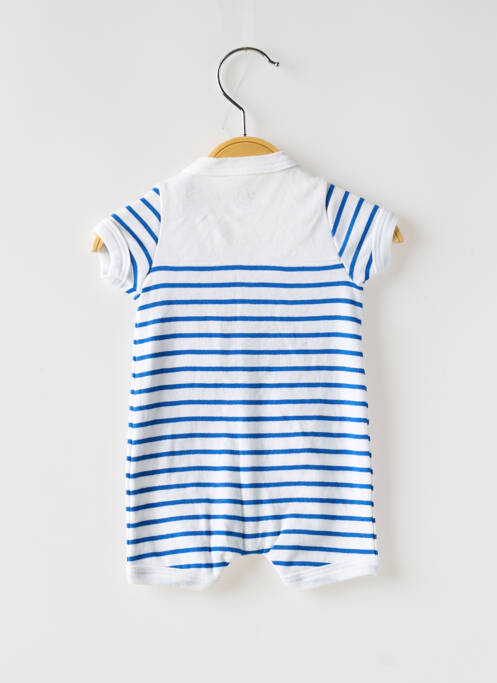 Salopetă pentru bebeluși alb PETIT BATEAU băiat