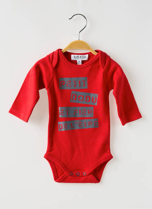 Body roșu BULLE DE BB băiat