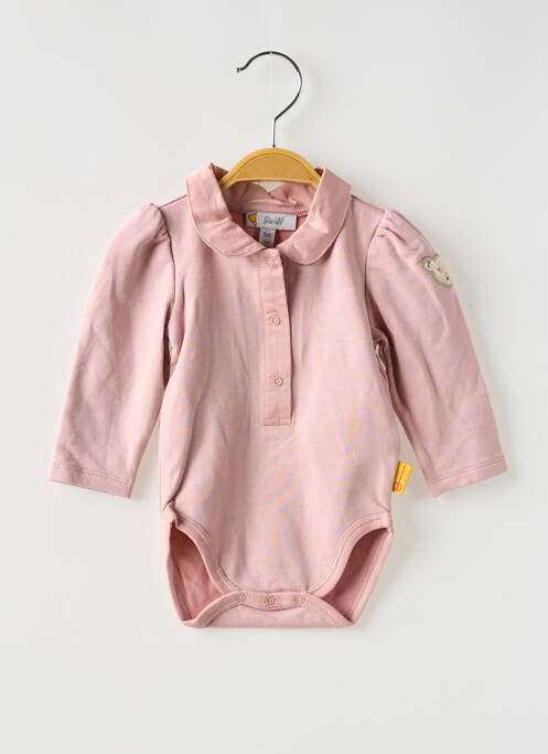 Body de lenjerie roz STEIFF fată