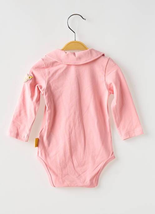 Body de lenjerie roz STEIFF fată