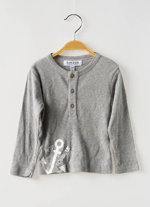 Tricou gri BULLE DE BB băiat