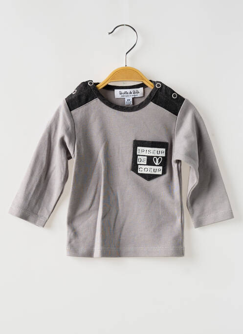 Tricou gri BULLE DE BB băiat