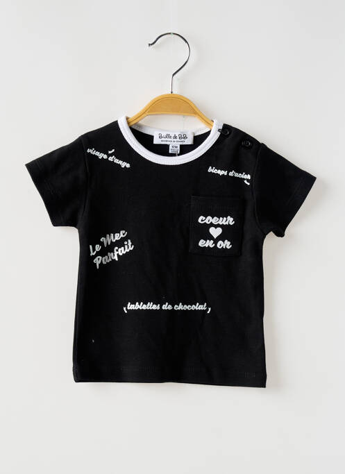 Tricou negru BULLE DE BB băiat