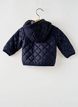 Geacă matlasată croială dreaptă fără glugă albastru PETIT BATEAU copil