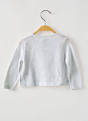 Vestă cu mâneci lungi guler rotund gri PETIT BATEAU băiat