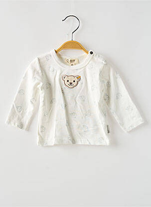 Tricou alb STEIFF băiat