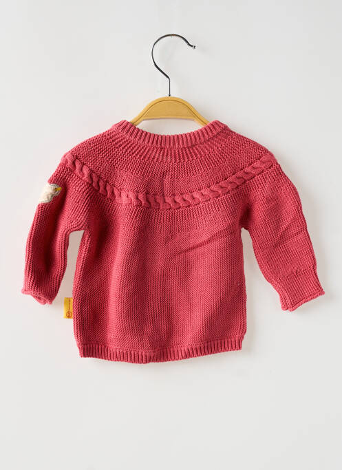 Vestă cu mâneci lungi roz STEIFF fată