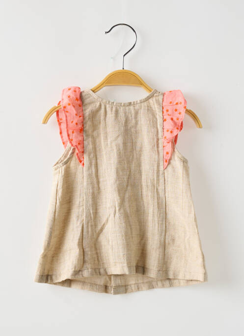 Tunică mâneci scurte bej MOULIN ROTY fată