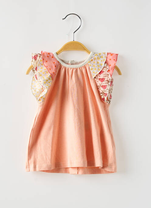 Tunică mâneci scurte roz MOULIN ROTY fată