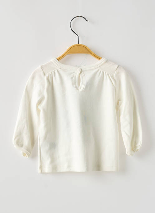 Tricou alb PETIT BATEAU fată