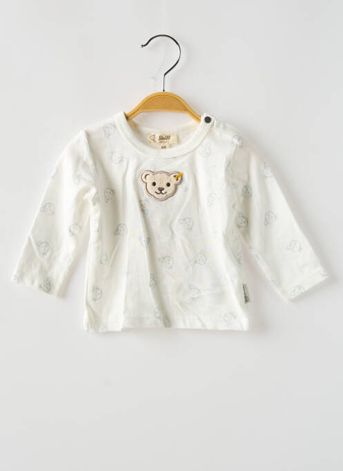 Tricou alb STEIFF băiat