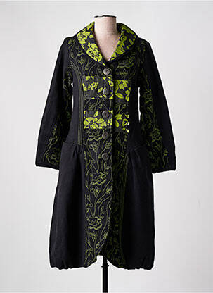 Palton lung negru NID D'ABEILLE femeie