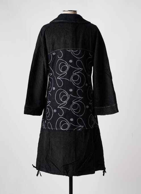 Palton lung negru NID D'ABEILLE femeie