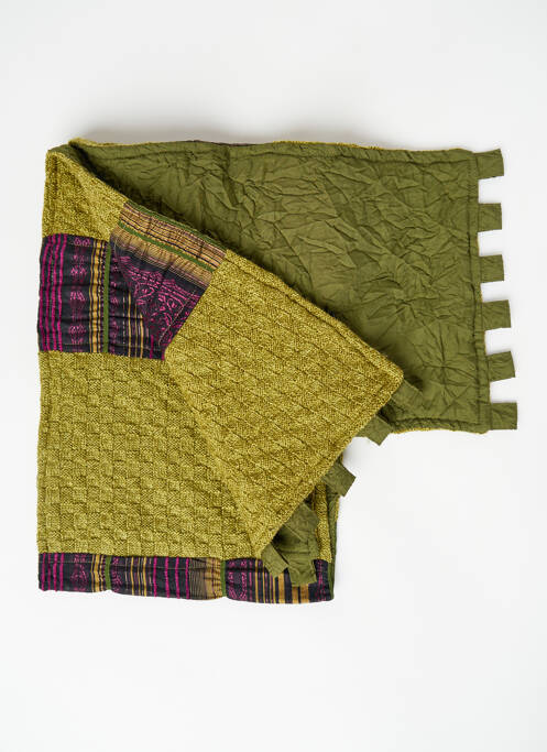 Eșarfă verde NID D'ABEILLE femeie