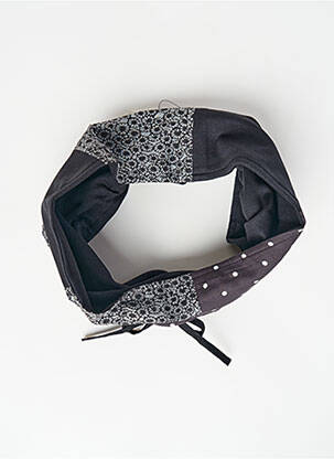 Guler / Eșarfă de gât negru NID D'ABEILLE femeie