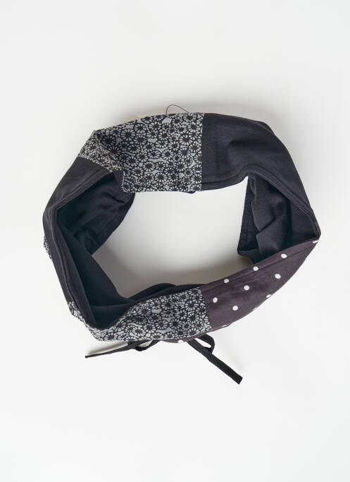 Guler / Eșarfă de gât negru NID D'ABEILLE femeie