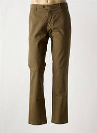 Pantalon chino țesătură poplin verde MEYER homme