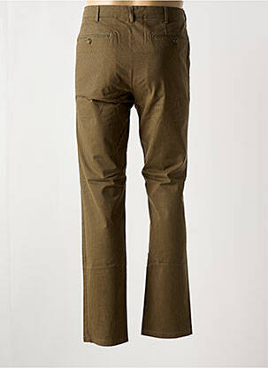 Pantalon chino țesătură poplin verde MEYER bărbat
