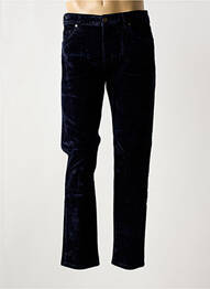 Pantalon slim închidere cu fermoar sub clapetă cu nasturi mărime normală albastru MMX homme