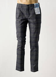 Pantalon chino imprimeu imprimeu prinț de wales mărime normală albastru M5 BY MEYER bărbat