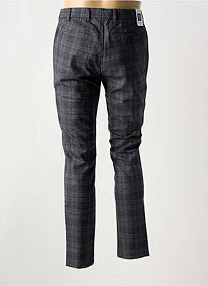 Pantalon chino imprimeu imprimeu prinț de wales mărime normală albastru M5 BY MEYER bărbat