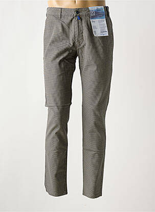 Pantalon chino țesătură poplin mărime normală gri M5 BY MEYER bărbat