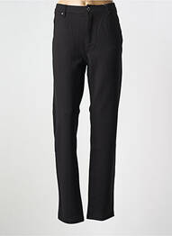 Pantalon drept elasticitate mărime normală negru GEVANA femme