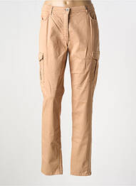 Pantalon cargo țesătură poplin mărime normală bej BETTY BARCLAY femme