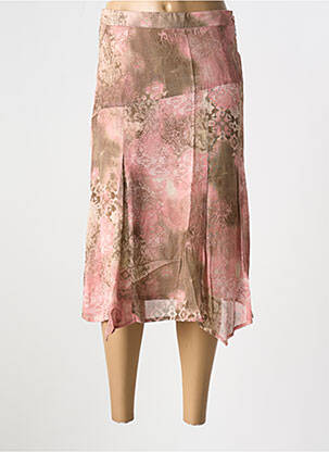 Fustă midi roz GELCO femeie