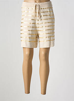 Bermudă bej MAJESTIC FILATURES femeie