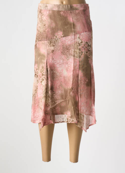 Fustă midi roz GELCO femeie