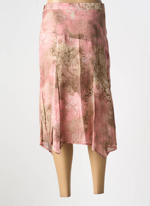 Fustă midi roz GELCO femeie