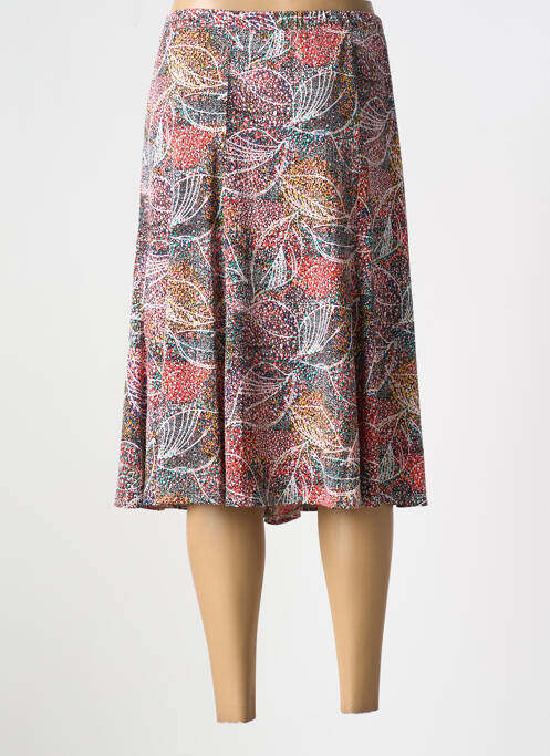 Fustă midi roșu GEVANA femeie