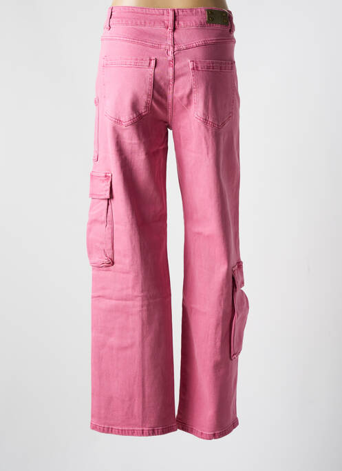 Blugi cu croială largă roz NEKANE femeie