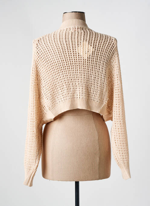 Vestă cu mâneci lungi bej NEKANE femeie