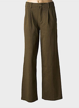 Pantalon larg verde S.OLIVER femeie