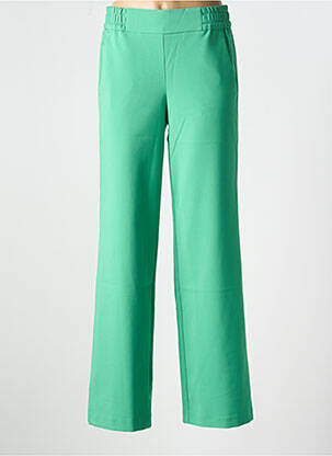Pantalon drept talie elastică mărime normală verde BETTY BARCLAY femeie