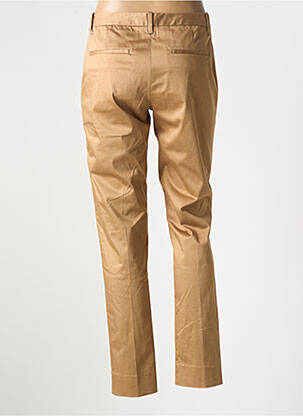 Pantalon chino țesătură poplin mărime normală maro GANT femeie