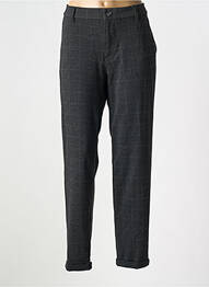 Pantalon chino închidere cu fermoar sub clapetă cu nasturi mărime normală gri ANGELS femme