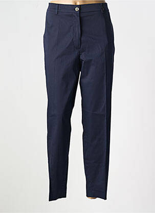 Pantalon chino țesătură poplin mărime normală albastru GERRY WEBER femeie