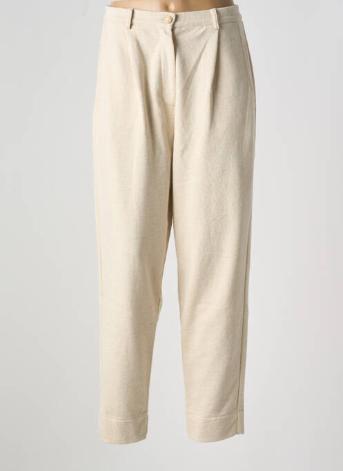 Pantalon drept bej HUMILITY femeie