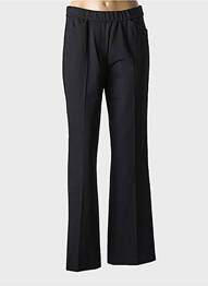 Pantalon drept talie elastică negru GARDEUR femme