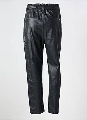 Pantalon drept talie elastică negru LIU  JO femeie